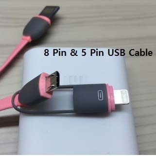 8Pin & 5Pin USB Cable