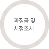 과징금 및 시정조치